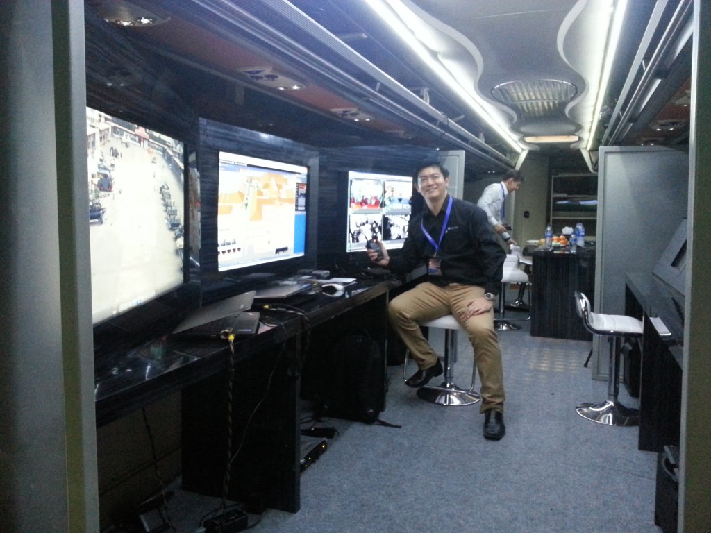 NUCLEUS in mobile control command vehicle
