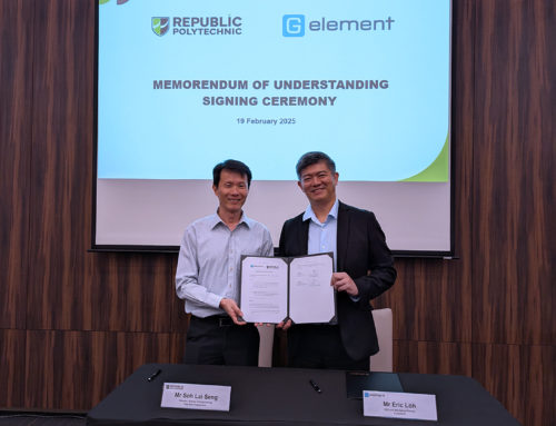 智元素与新加坡共和理工学院签署谅解备忘录，为学术界和工业界搭建桥梁，共创可持续未来