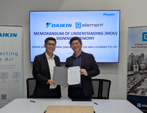 G Element Pte Ltd and Daikin Airconditioning (Singapore) Pte Ltd Sign MOU to Develop Smart Building Management Solutions with Advanced Cooling Systems